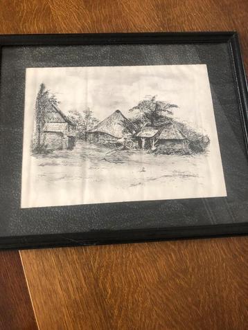 Pentekening Salphen Oostmalle 1905 beschikbaar voor biedingen