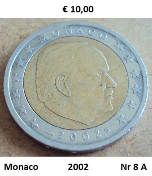 2 euromunt monaco, Postzegels en Munten, Munten | Europa | Euromunten, Losse munt, 2 euro, Monaco, Ophalen of Verzenden