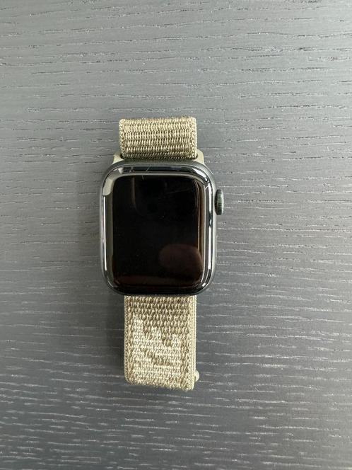 Apple Watch 7 (41mm), Handtassen en Accessoires, Smartwatches, Gebruikt, iOS, Ophalen of Verzenden