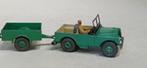 DINKY TOYS UK JEEP LAND ROVER+ AANHANGER, Ophalen of Verzenden, Gebruikt, Tractor of Landbouw, Dinky Toys