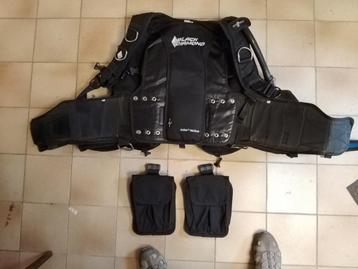 BCD/Wing Aqualung Seaquest Black Diamond Maat L beschikbaar voor biedingen
