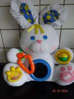 Vintage 1989 Fisher Price Discovery Bunny Rabbit Plush Toy, Enlèvement ou Envoi