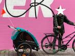 Fietskar/aanhanger voor het vervoer van kinderen, Fietsen en Brommers, Fietsaccessoires | Aanhangwagens en Karren, Gebruikt, Opvouwbaar