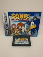 Sonic Advance Nintendo Game Boy Advance GBA + Manual, Avontuur en Actie, Gebruikt, 1 speler, Ophalen of Verzenden