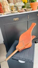 Lederen volledig intacte blaasbalg met koperen blaastuit, Ophalen of Verzenden