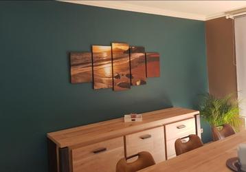 grote zee canvas doek (5 delig)  beschikbaar voor biedingen