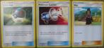 3 Pokémonkaarten: 3x Trainer kaarten (Shining Legends), Ophalen of Verzenden, Zo goed als nieuw, Meerdere kaarten