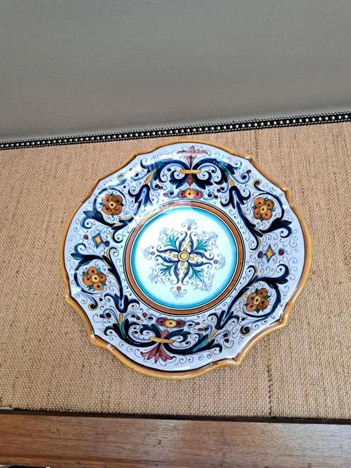 Deruta Italiaans keramiek sierboord, Antiek en Kunst, Antiek | Wandborden en Tegels, Ophalen of Verzenden