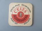 vieux tapis à bière Celta Pils Belga Ganda Fort - Op, Envoi, Comme neuf, Sous-bock, Autres marques