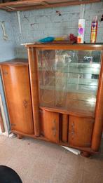 Antieke kast met vitrine, afhalen, Huis en Inrichting, Kasten | Vitrinekasten, Ophalen, Zo goed als nieuw