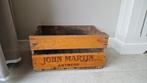 Vintage John Martin houten bierkrat, Ophalen of Verzenden, Zo goed als nieuw