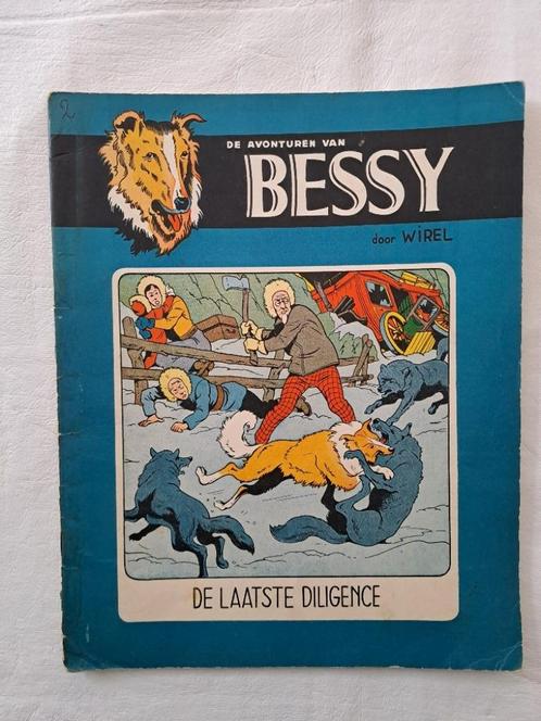 Bessy nr.2 de Laatste Diligence, 3de druk, redelijke staat, Boeken, Stripverhalen, Gelezen, Eén stripboek, Ophalen of Verzenden