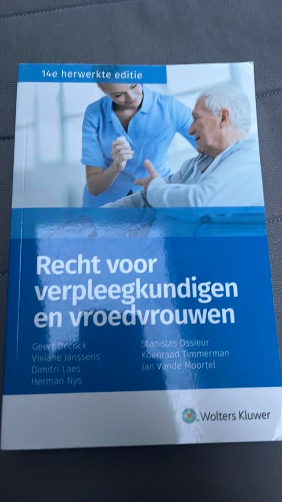 Recht voor verpleegkundigen en vroedvrouwen 2019, Ophalen of Verzenden