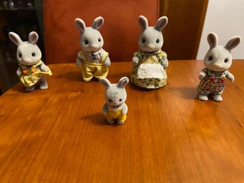 Sylvanian 4030. La famille lapin gris Cottontail., Enfants & Bébés, Jouets | Maisons de poupées, Utilisé, Maison de poupées, Enlèvement ou Envoi