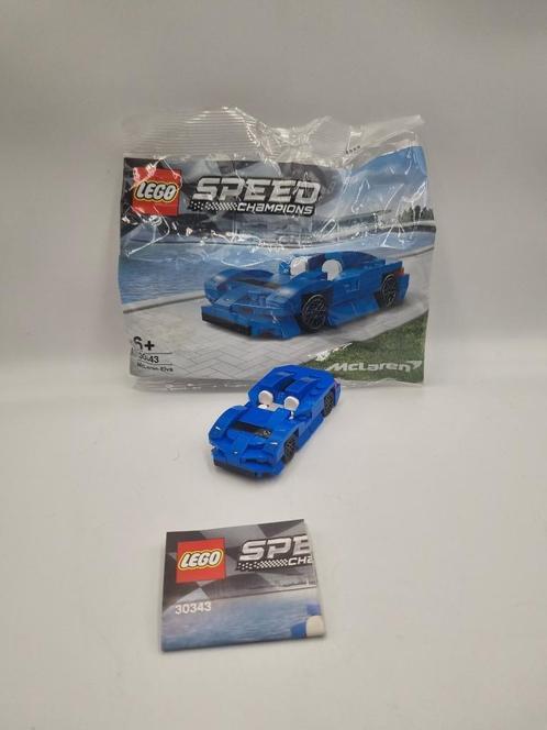 Lego Speed Champions 30343 McLaren Elva, Kinderen en Baby's, Speelgoed | Duplo en Lego, Zo goed als nieuw, Lego, Complete set