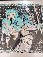 fun pop art kunstwerk zeefdruk schilderij mixed media, Antiek en Kunst, Ophalen