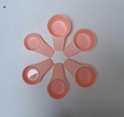 Tupperware « Doseurs de Cuisine »  x 6 - Rose, Maison & Meubles, Cuisine| Tupperware, Neuf, Récipient ou Bol, Enlèvement ou Envoi