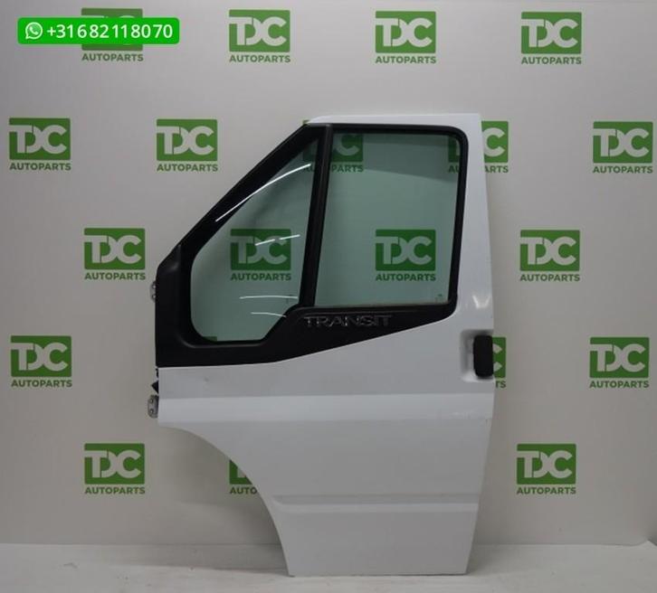 Ford Transit ('06-'14) Voorportier links wit, Auto-onderdelen, Carrosserie, Deur, Ford, Voor, Links, Gebruikt, Ophalen of Verzenden