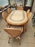 Rotan tafelset, Ophalen, Gebruikt, Rotan