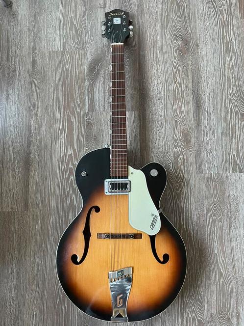 Gretsch single anniversary 1960, ook ruil, Muziek en Instrumenten, Snaarinstrumenten | Gitaren | Elektrisch, Gebruikt, Hollow body