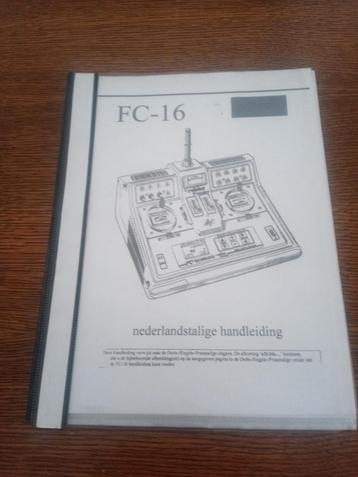 De Nederlandse handleiding van fc16 zender van Robbe, Enlèvement, Neuf