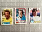 3 stickers Panini PELE MARADONA BECKENBAUER, Ophalen of Verzenden, Zo goed als nieuw
