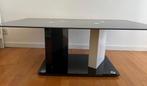 Table basse en verre noir – Design moderne, Audio, Tv en Foto, Blu-ray-spelers, Ophalen of Verzenden, Zo goed als nieuw