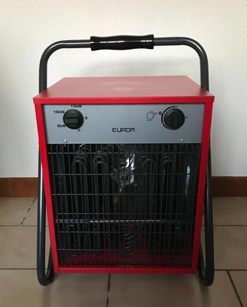 Eurom elektrische werkplaatskachel tot 15kW - 400V (nieuw) beschikbaar voor biedingen
