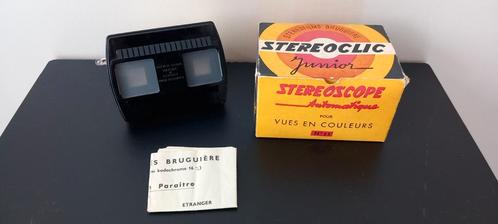 Oude Stereoclic Junior 3D-viewer + originele doos, Antiek en Kunst, Antiek | Speelgoed, Ophalen of Verzenden