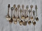 13 verzilverde lepeltje van steden en landen, Antiek en Kunst, Ophalen of Verzenden