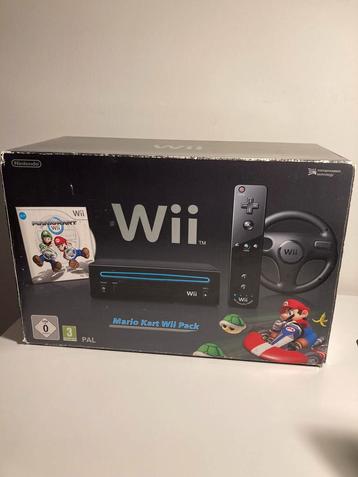 Console Wii Mario Kart Edition Coffret CIB disponible aux enchères