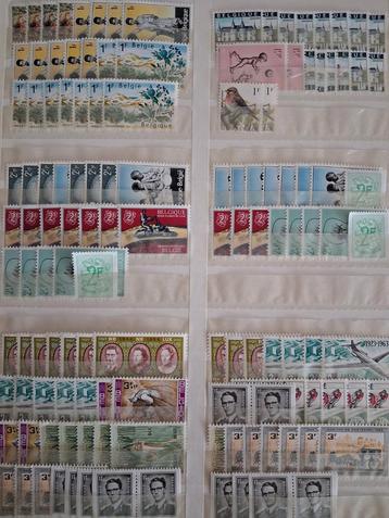 Plakzegels in Belgische franken 2586Bfr/64,10€ beschikbaar voor biedingen