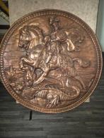 schild joris en de draak brons, Ophalen, Brons