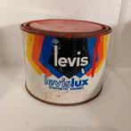 Levis 1/2 L vintage verfdoos, Ophalen of Verzenden