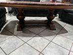 Salontafel 1m55 met marmeren blad., Huis en Inrichting, Ophalen, Gebruikt, 150 tot 200 cm, Ovaal