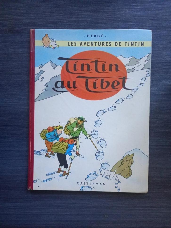 Kuifje in Tibet B29 uit 1960, Boeken, Stripverhalen, Gelezen, Eén stripboek, Ophalen of Verzenden