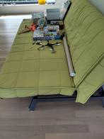 groene 3-zits slaapbank IKEA, Maison & Meubles, Comme neuf, Vert, Queen size, Enlèvement