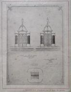 3x ART NOUVEAU - Projet d'un pavillon urinoir + 2 livres, Enlèvement ou Envoi