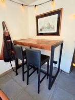 Bartafel + stoelen, Huis en Inrichting, Ophalen, Gebruikt