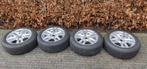 4 winterbanden + op aluminium velg, Auto-onderdelen, Banden en Velgen, Ophalen, Gebruikt, 16 inch, Banden en Velgen