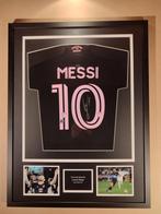 ingelijst Inter Miami shirt gesigneerd door Lionel Messi COA, Ophalen of Verzenden, Nieuw, Shirt