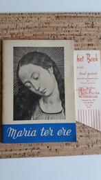 Religieus boek 'Maria ter ere' met 12 liederen dd 1954, De Vroente, Comme neuf, Enlèvement ou Envoi, Christianisme | Catholique