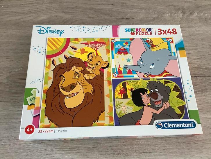 Boîte à puzzle Disney (3x48 pièces), Enfants & Bébés, Jouets | Puzzles pour enfants, Comme neuf, Enlèvement ou Envoi
