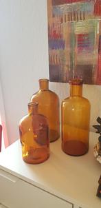 Set van 3 gekleurde apothekersflessen, Ophalen, Zo goed als nieuw
