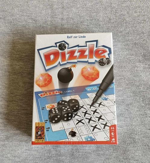 Gezelschapsspel - Dizzle - 999 Games - Dobbelspel - €10, Hobby en Vrije tijd, Gezelschapsspellen | Bordspellen, Nieuw, Een of twee spelers
