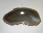 Band-Agaat snede - 219gram - 116mm x 55mm x 21mm, Ophalen of Verzenden
