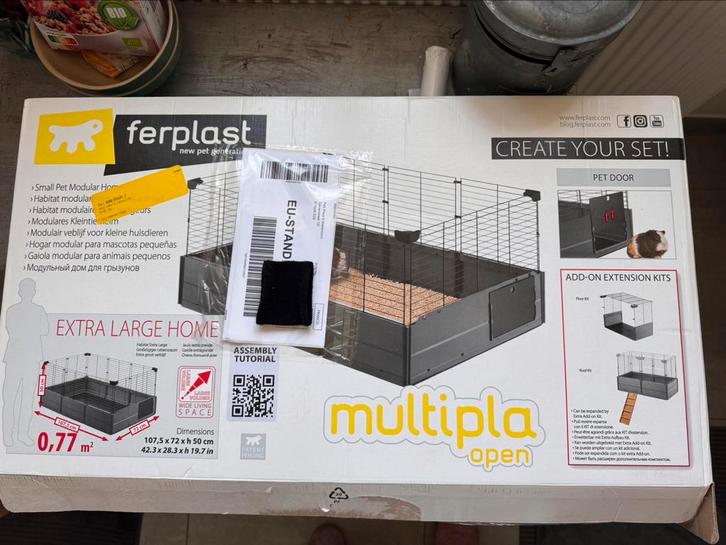 Cavia verblijf ferplast nieuw, Dieren en Toebehoren, Knaagdieren en Konijnen | Hokken en Kooien, Nieuw, Kooi, Cavia, Ophalen