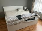 Slaapkamerbed, Ophalen, Overige materialen, Wit, 180 cm