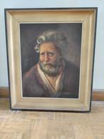 Schilderij man van Frans Schoormans, Antiek en Kunst, Ophalen