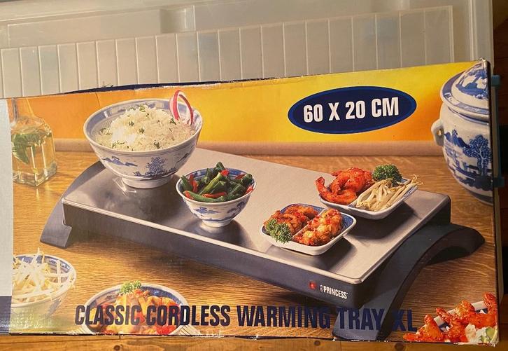 Chauffe plat sans fil  8 min de charge et 60 min de chaud, Huis en Inrichting, Keuken | Servies, Nieuw, Overige typen, Overige materialen